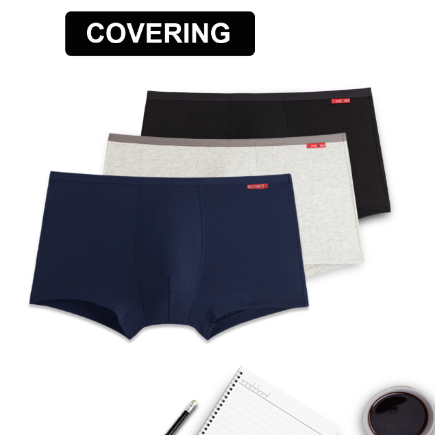 Covering | combo 3 quần CR84588 boxer cao cấp viscose