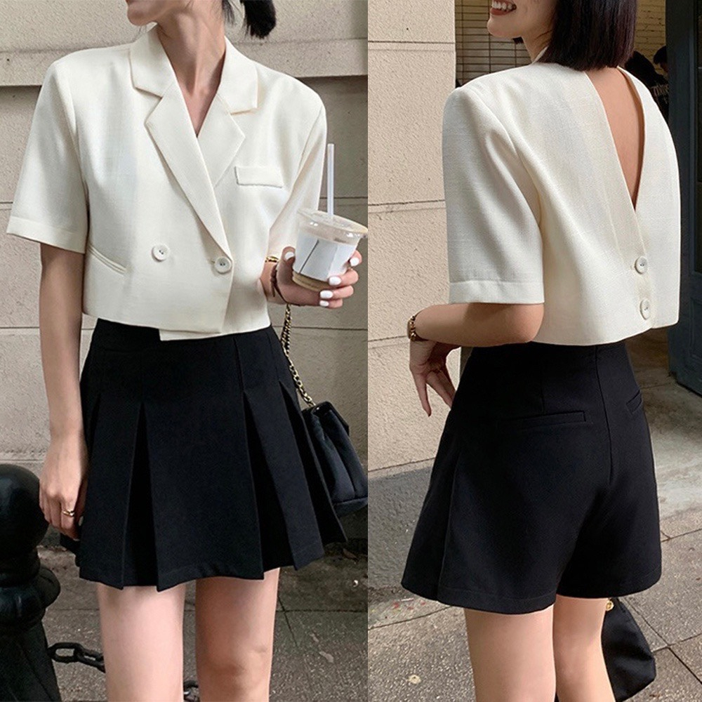 Áo vest croptop hở lưng thiết kế Hari GenZ Avestcrtholung
