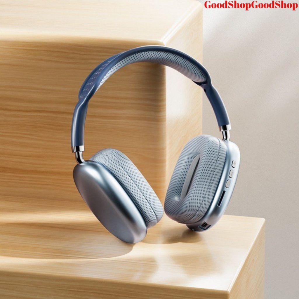 ( Kèm Dây 3.5mm ) Tai Nghe Bluetooth P9 Chụp Tai Có Micro Đàm Thoại - Hỗ Trợ Thẻ Nhớ SD, Nghe Nhạc Cực Hay, Sành Điệu