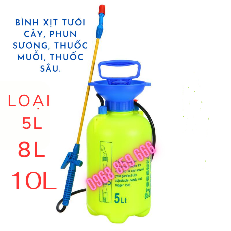 Bình xịt tưới cây, phun sương, thuốc muỗi, thuốc sâu, bình phun khử khuẩn