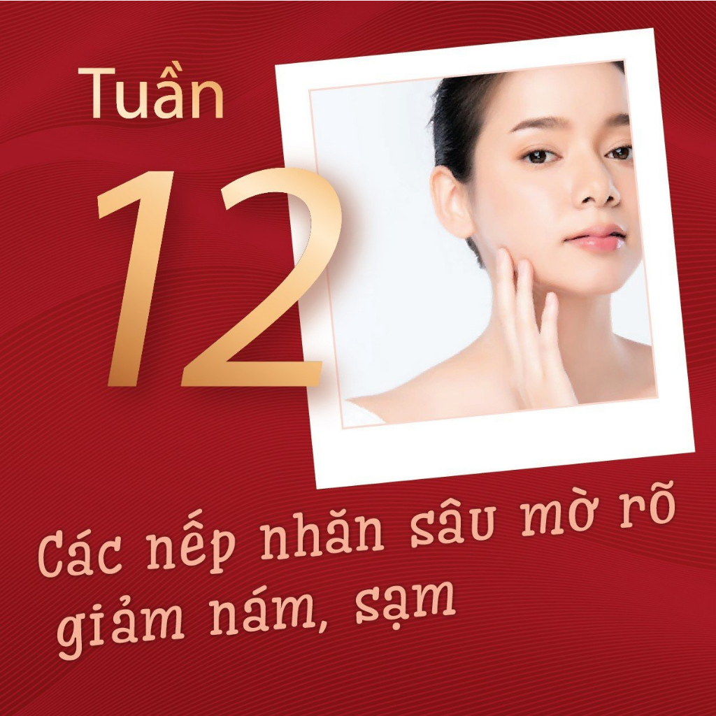 Liệu trình trẻ hóa da 3 hộp Viên uống Collagen Săc Ngọc Khang 120/hộp giảm nếp nhăn, da căng sáng mịn