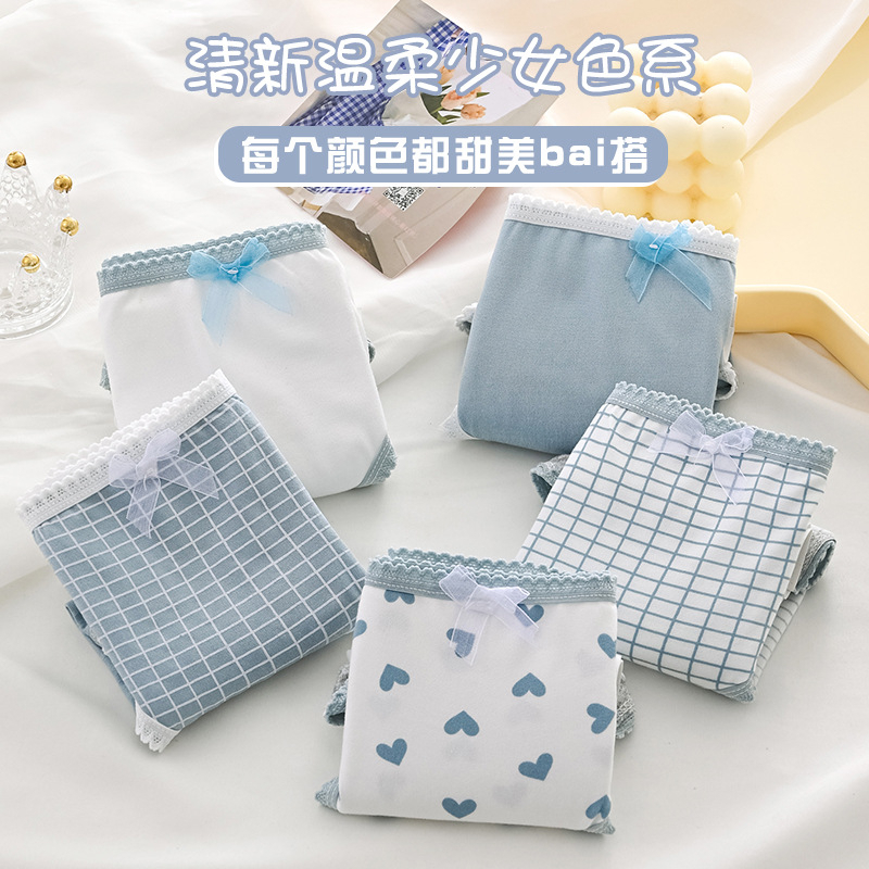 Quần chíp cốt tông co dãn nữ in hình xinh đẹp dễ thương KIMCHIBIKINI mua quần lót nữ nâng mông tôn dáng chống viêm QL093