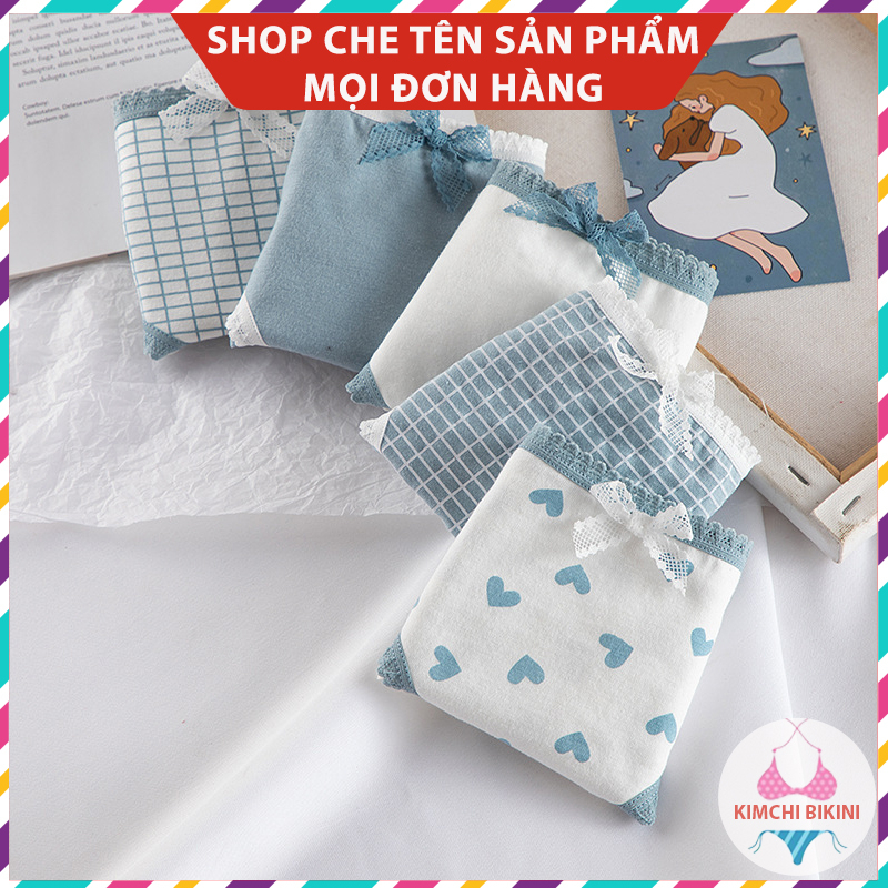 quần nhỏ nữ in hình xinh đẹp dễ thương KIMCHIBIKINI Quẩn chíp nữ nâng mông chống viêm QL093