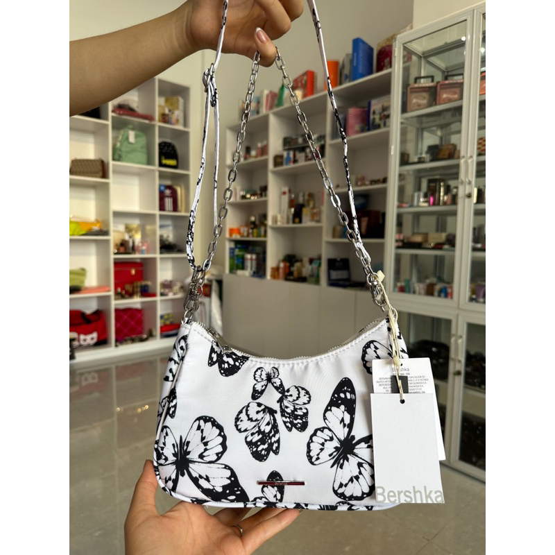 ✨Túi đeo chéo kẹp nách cầm tay xịn xò hiệu BERSHKA 💃🛍✈️