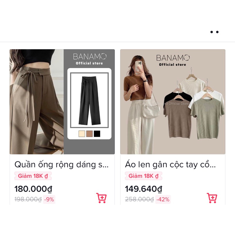 Set combos 2 món 150k  màu như hình và video