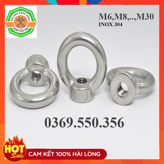 Ecu mắt, ecu móc cẩu, ecu inox m10,m12
