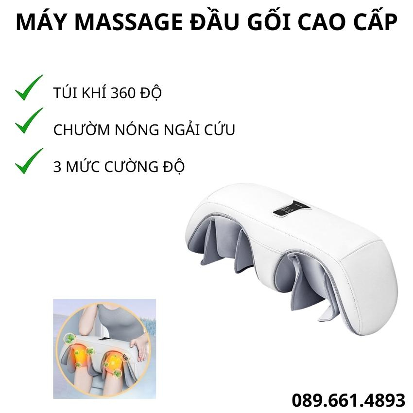 Máy massage chân, máy mátxa đầu gối đa năng, thiết kế không dây với nhiều chức năng thông minh, điều ch