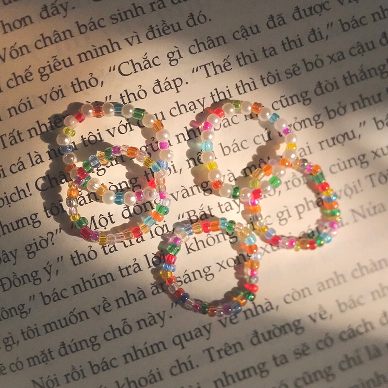 Nhẫn hạt cườm 🍭