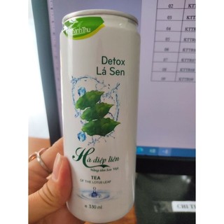 Detox Trà Lá Sen Hà Diệp Liên ( 1 lon)