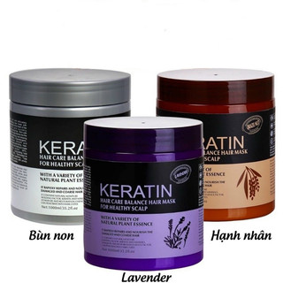 Kem ủ tóc keratin collagen 1000ml lavender brazil nut