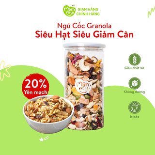 Granola siêu hạt Mămmy siêu giảm cân cho mẹ bé chất lượng cao 20% yến mạch - 500gr