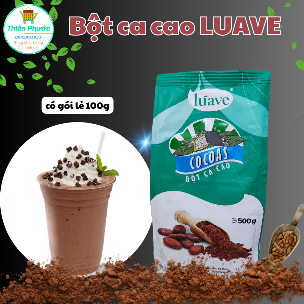 Bột cacao nguyên chất Heyday Balanced 100g/500g - thơm ngon, chất lượng cao