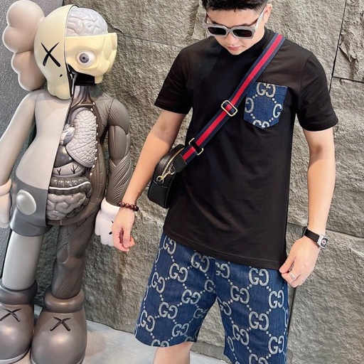 Bộ Cộc Tay Thể Thao Nam GC Cực Hót - Bộ Quần Áo Nam Họa Tiết GC Thoáng Mát Phong Cách M87 | BigBuy360 - bigbuy360.vn