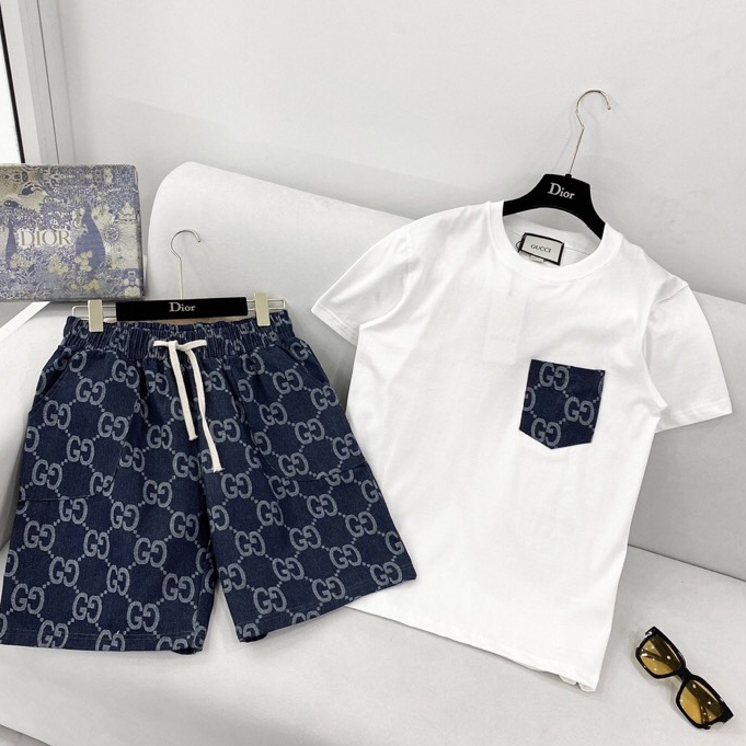 Bộ Cộc Tay Thể Thao Nam GC Cực Hót - Bộ Quần Áo Nam Họa Tiết GC Thoáng Mát Phong Cách M87 | BigBuy360 - bigbuy360.vn