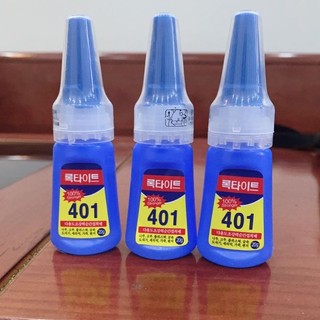 Keo 401 chính hãng, keo gắn móng siêu chắc 20g, 100% stronger