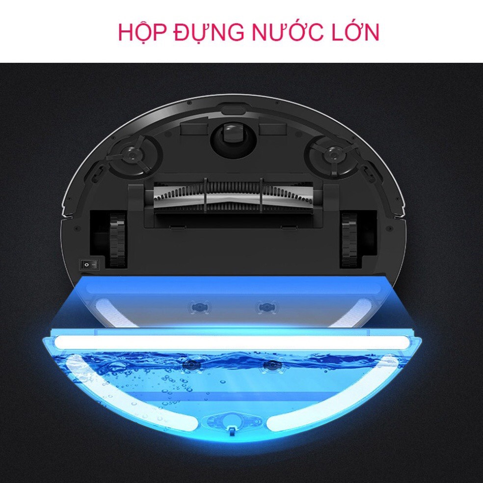 Robot OB11 Hút Bụi Lau Nhà Đa Năng Cao Cấp Sạc Tự Động Kết Nối ĐT Thông Minh Cảm Biến Chống Rơi