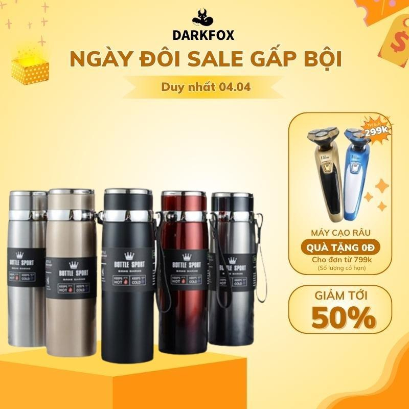 Bình giữ nhiệt cao cấp có nắp lọc trà,Bình giữ nhiệt hiện thị nhiệt độ lõi inox 4 lớp không gỉ 800 và 1000ml - BGN02