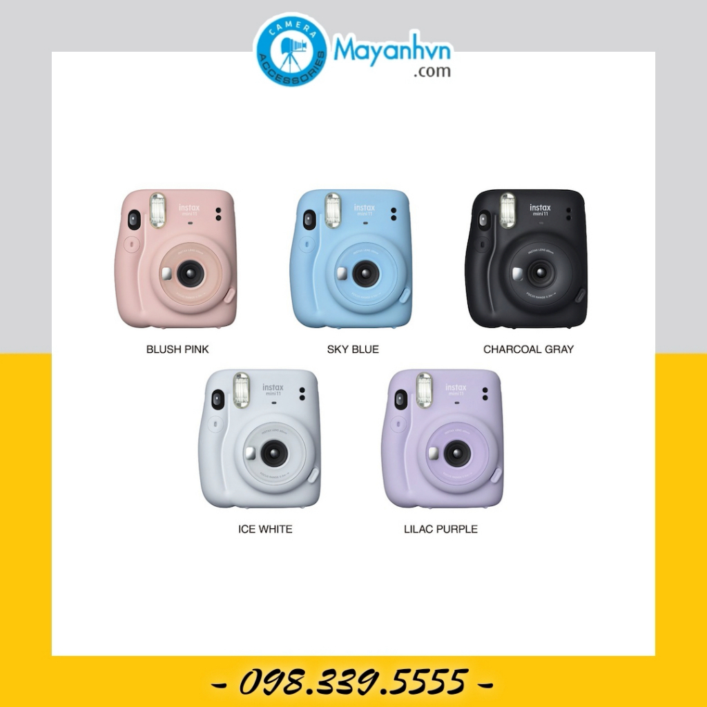 Instax Mini 11 Máy Chụp Ảnh Lấy Ngay ( CHÍNH HÃNG BẢO HÀNH 12 THÁNG)