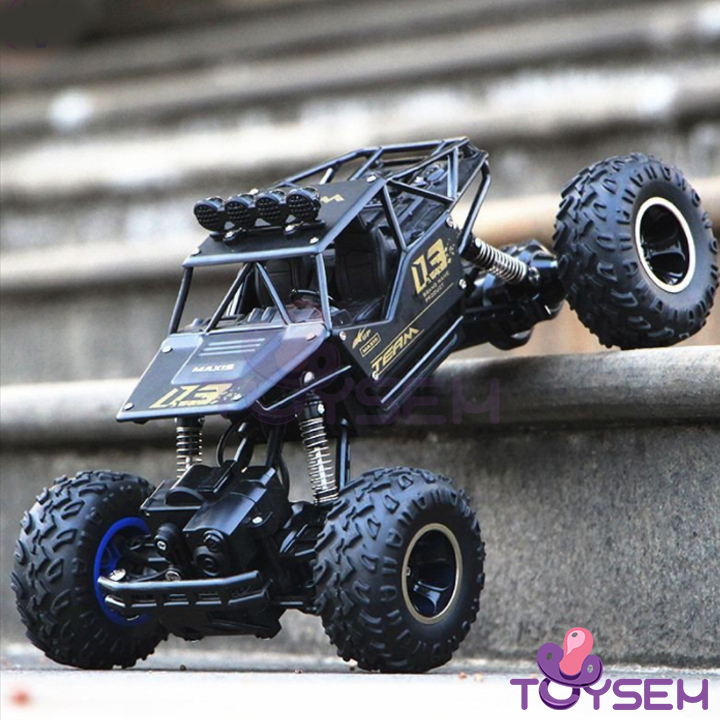 Đồ chơi xe điều khiển từ xa vượt địa hình 4 kênh 1:16 với pin sạc Li-ion 2000 mAh  - Quà tặng sinh nhật cho bé