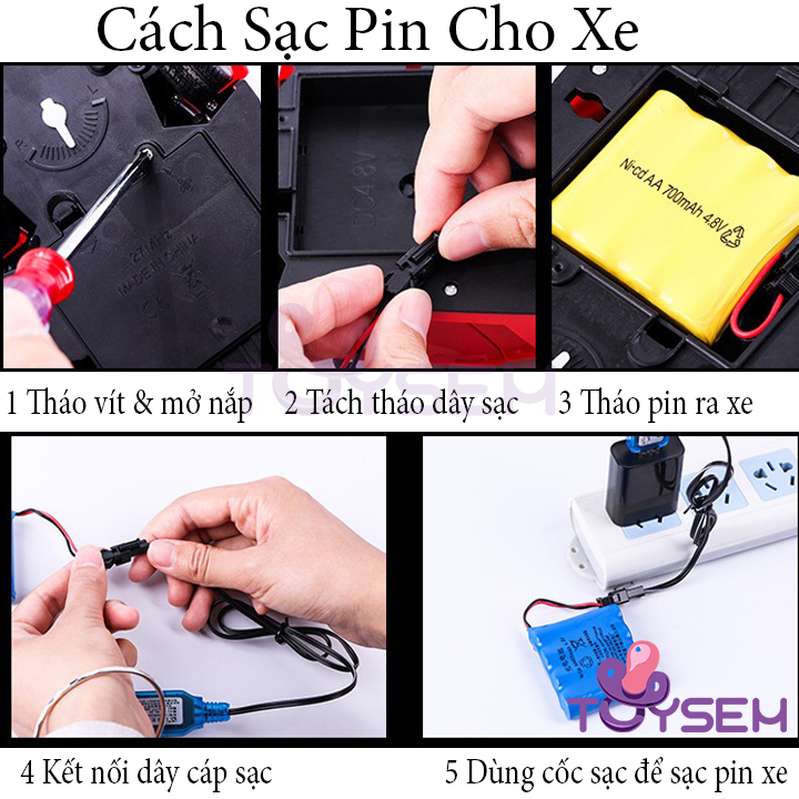 Đồ chơi xe điều khiển từ xa vượt địa hình 4 kênh 1:16 với pin sạc Li-ion 2000 mAh  - Quà tặng sinh nhật cho bé