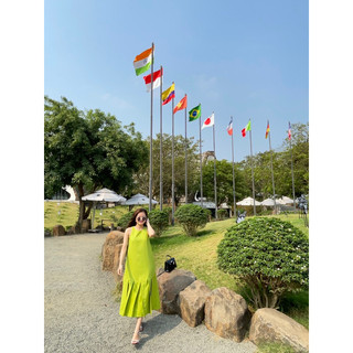 Đầm sát nách xếp ly linen 𝗦𝘁𝗲𝗹𝗹𝗮 𝗗𝗿𝗲𝘀𝘀 TEEMIN
