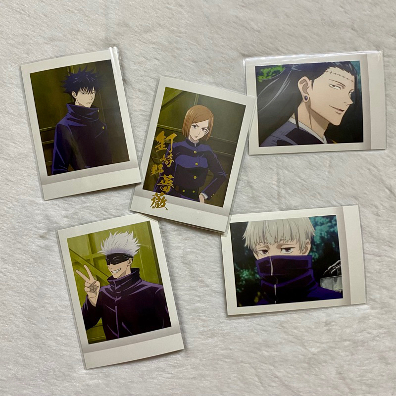 Thẻ bo góc polaroid Jujutsu Kaisen