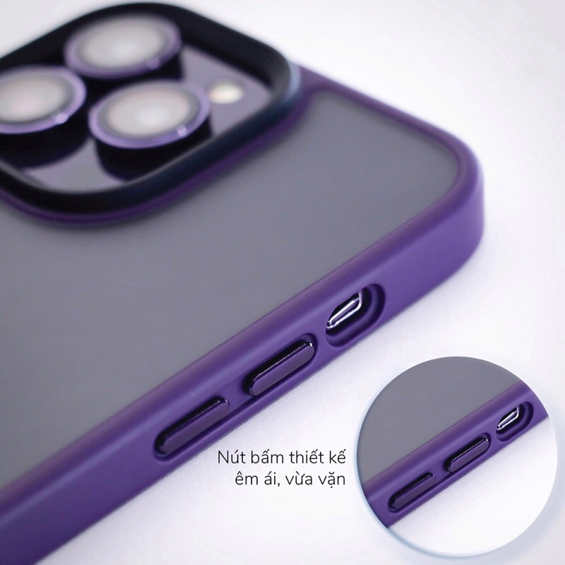 Ốp lưng chống sốc iPhone 15 Pro 15 Pro Max 14 14 Plus 14 Pro 14 Pro Max 13 Pro 13 Pro Max, nhám mờ chống vân tay Likgus