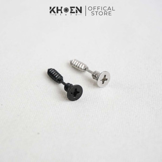 (1 Chiếc) Khuyên tai Hình ốc vít