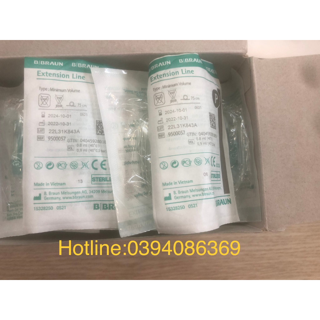Dây Nối Bơm Tiêm Điện B/Braun Dài 75cm