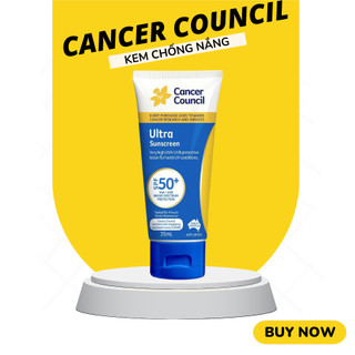 Kem Chống Nắng Cancer Council Ultra Protection Sunscreen Siêu Bảo Vệ SPF50+/PA++++ UVA-UVB 35ml, Dễ Thẩm Thấu