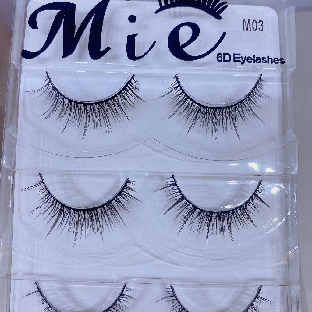 Mi giả Mie 03 6D 5 cặp tự nhiên cao cấp chính hãng chuyên dùng cho makeup