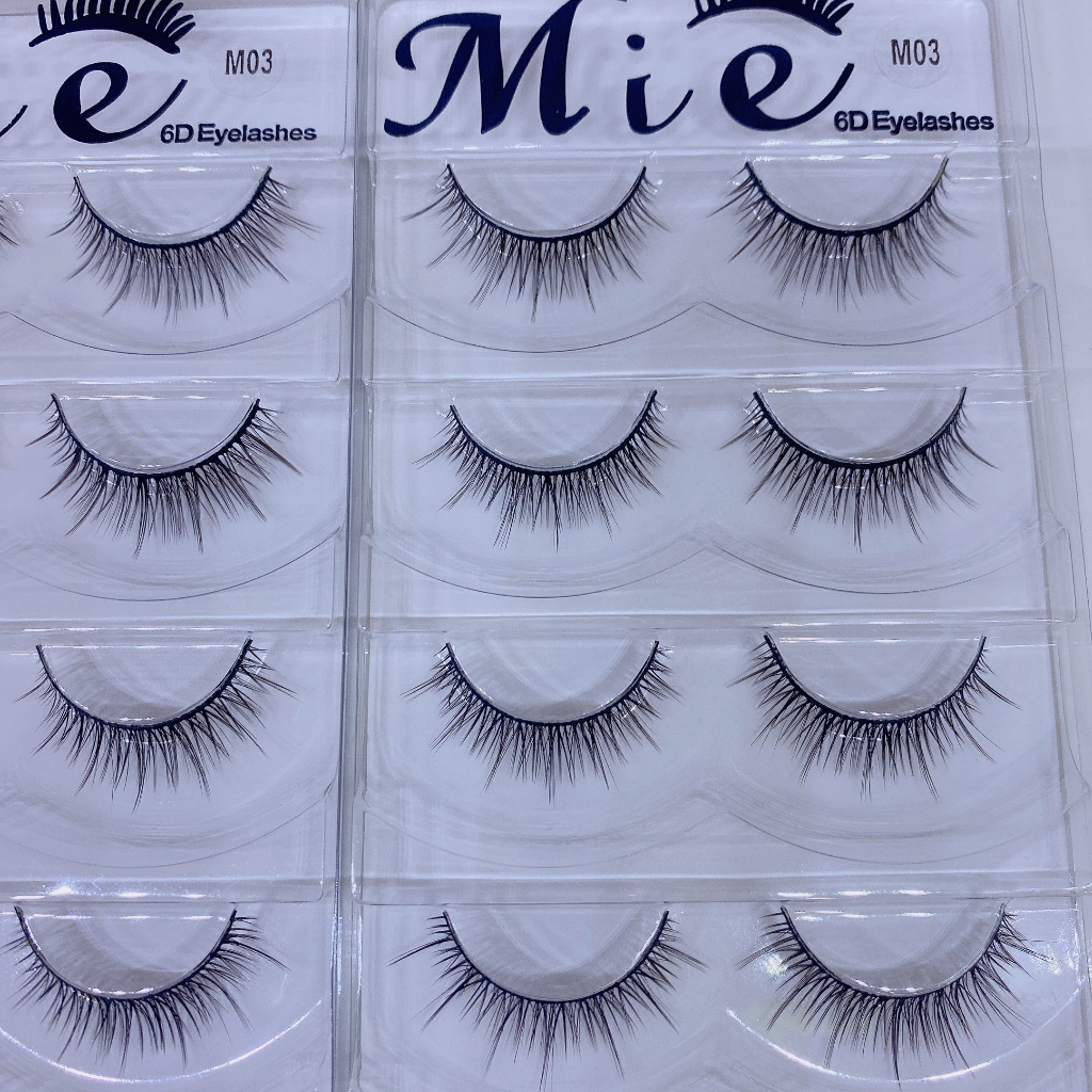 Mi giả Mie 03 6D 5 cặp tự nhiên cao cấp chính hãng chuyên dùng cho makeup