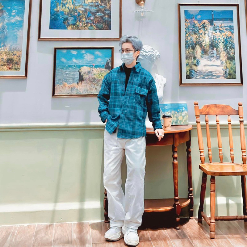 ÁO SƠMI CARO 2 OVERSIZE - OUTLINE SHIRT'S KN