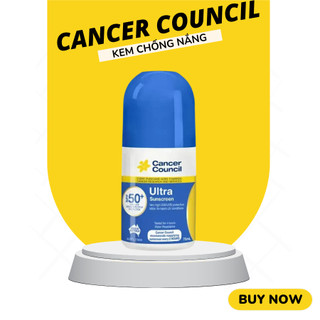 Kem chống nắng Cancer Council Ultra Sunscreen dạng lăn 75ml SPF50/PA++++