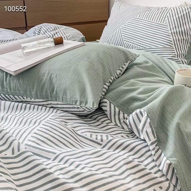 Chăn Ga Gối Cotton Living " " - Bộ Chăn Ga Gối Cotton 100% Nhập Khẩu 4 món