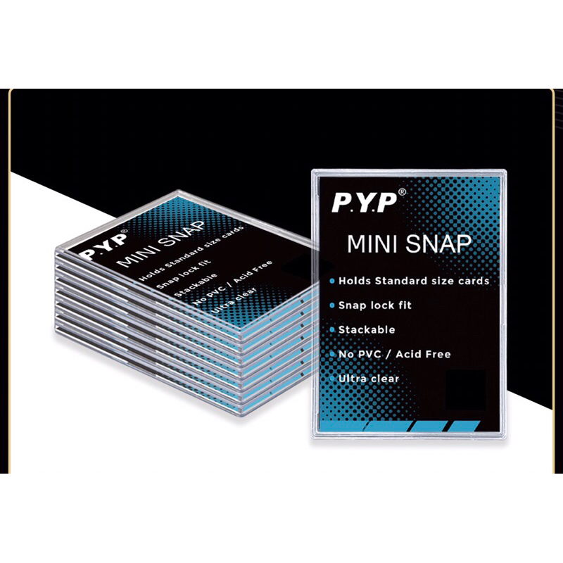 Mini Snap P.Y.P - Khay đựng bảo quản, trưng bày thẻ - Kích thước thẻ tối đa có thể chứa: 90x64x2mô