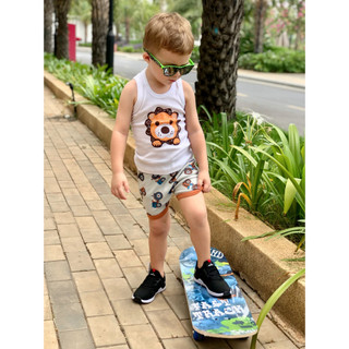 Set 2 áo ba lỗ sư tử xuất Nhật