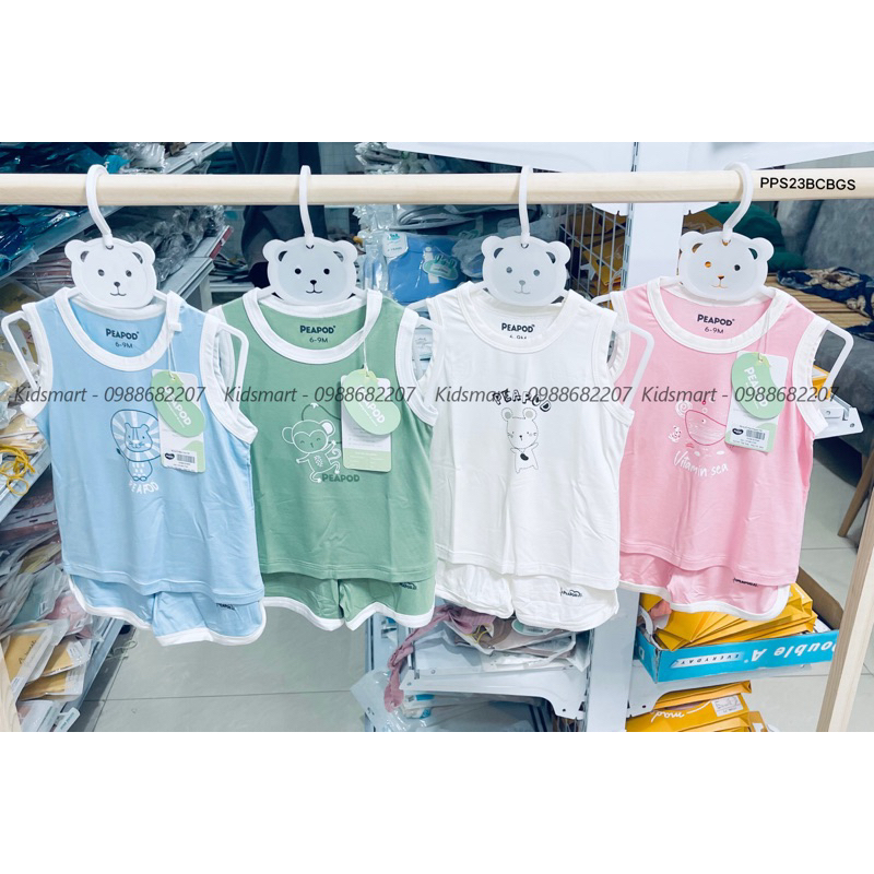 Peapod - Bộ quần áo ba lỗ PPS23BCBGS