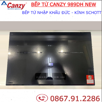 Bếp từ Đức Canzy 989DH - Bếp từ nhập khẩu Đức - Bếp từ Inverter - Bảo hành chính hãng 3 năm