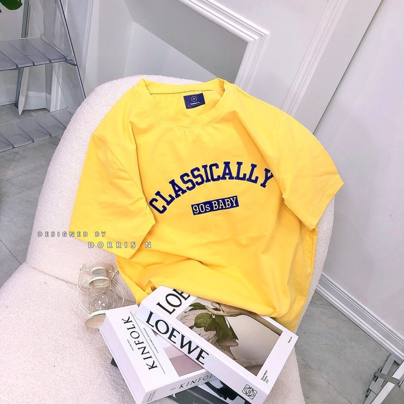 Áo Thun CLASSICALLY Vải Cotton 100% Thoáng Mát