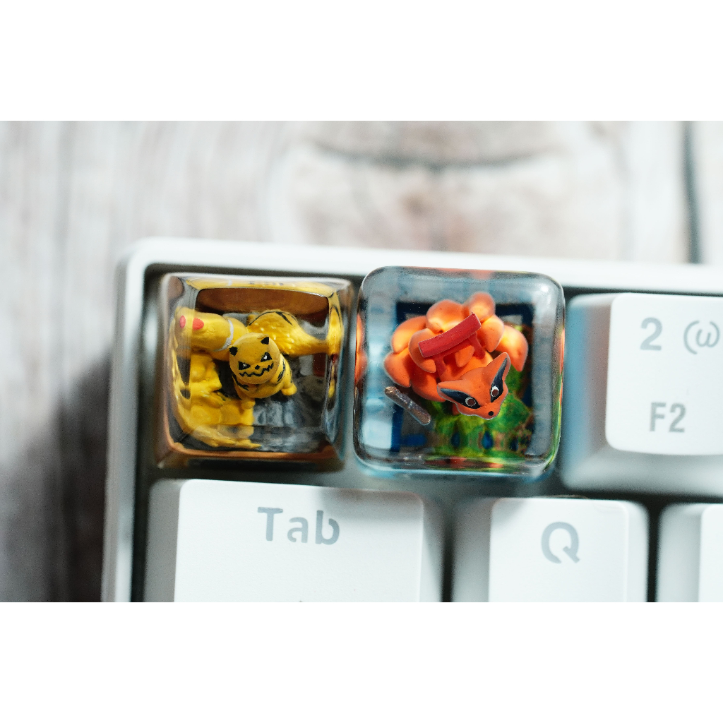 Naruto keycap, Vĩ thú keycap, Kurama keycap, Cáo 9 đuôi.