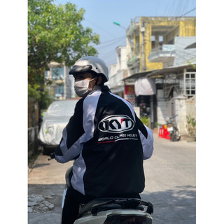 Áo khoac KYT trắng đen