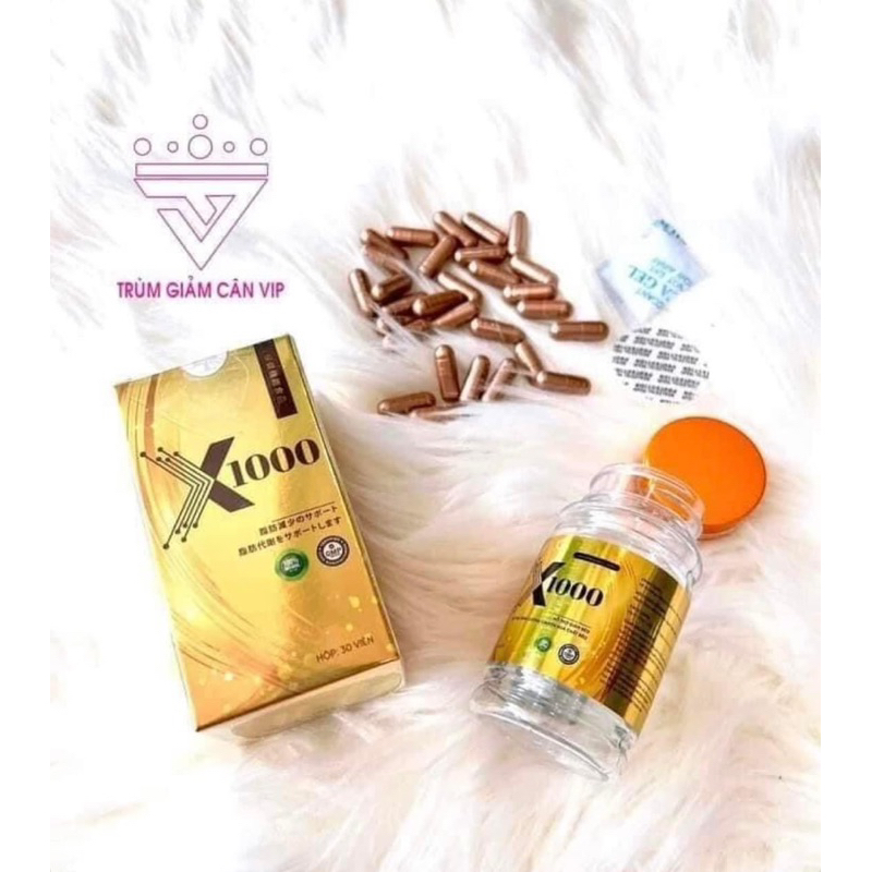 Giảm cân X1000 plus N98 9 hãng giành cho cơ địa khó giảm