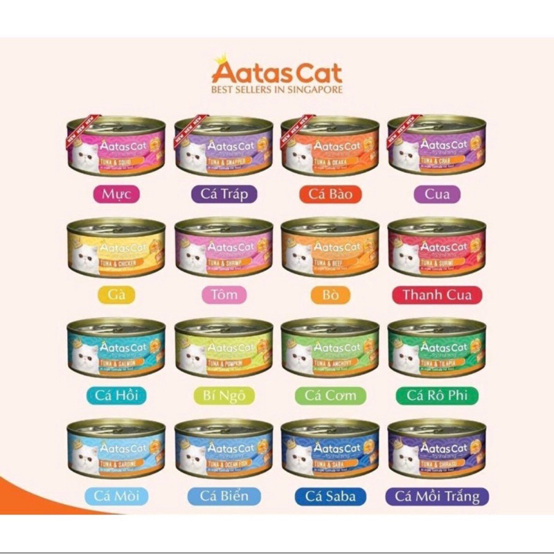 Pate lon Aatas Cat 80g