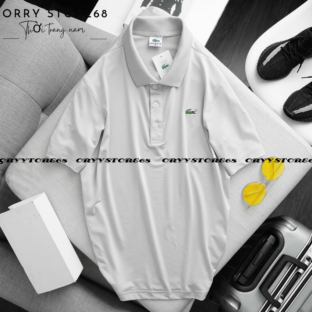 Áo Thun Nam Cá sấu cao cấp thiết kế cổ bẻ có LOGO thêu ADIIDASS size M đến 4xl AK47