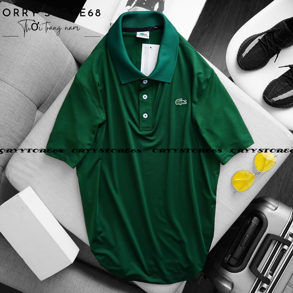 Áo Thun Nam Cá sấu cao cấp thiết kế cổ bẻ có LOGO thêu ADIIDASS size M đến 4xl AK47