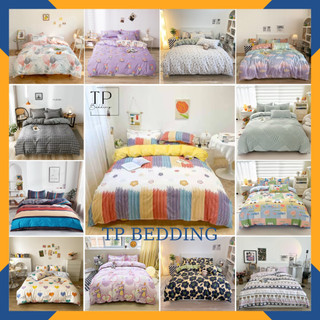 Bộ chăn ga gối cotton poly 02, chăn ga gối đệm đầy đủ mẫu mã, kích thước