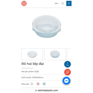 Rổ 2 lớp (Việt Nhật) - 3 size