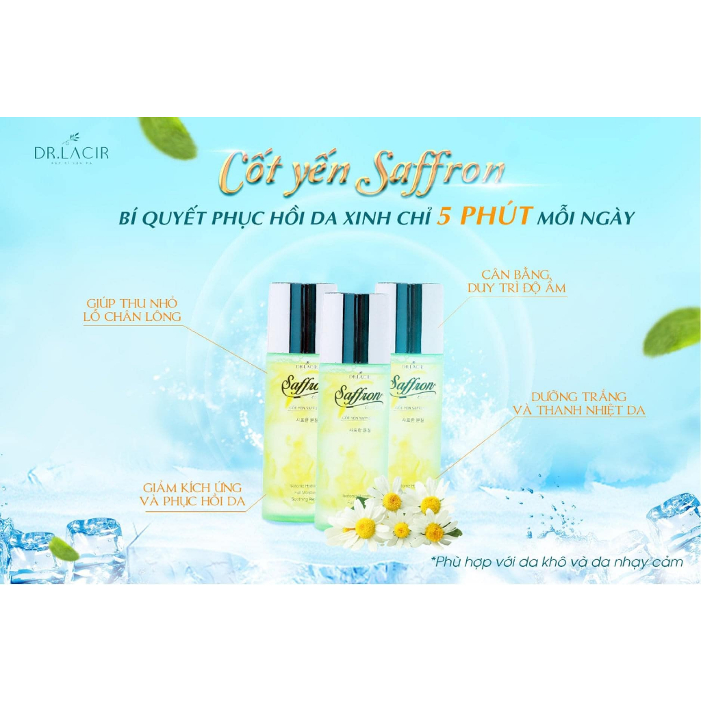 TONER CỐT YẾN SAFFRON DRLACIR