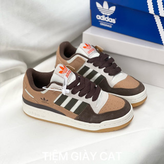 Giày thể thao adidas forum nâu màu mới nhất full box tặng hộp bảo vệ